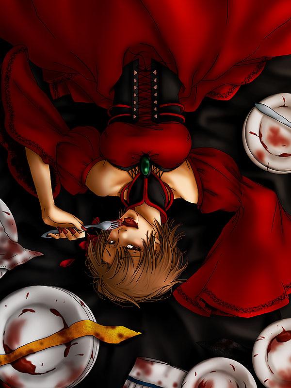 meiko and banica conchita (vocaloid and 2 more) drawn by yusaryosuke