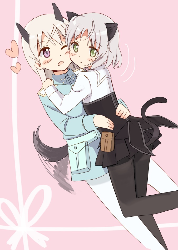 sanya v. litvyak and eila ilmatar juutilainen (world witches series and 1 more) drawn by glastonbury1966