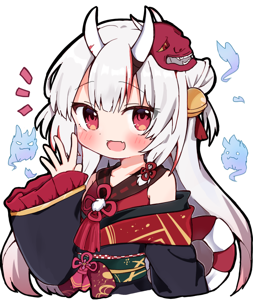 nakiri ayame, shiranui, and karma (hololive) drawn by rabiiandrain