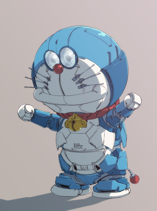 doraemon (doraemon) drawn by nekomamire