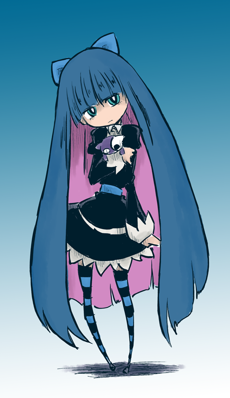 stocking and honekoneko (panty & stocking with garterbelt) drawn by sonson_(eleven)