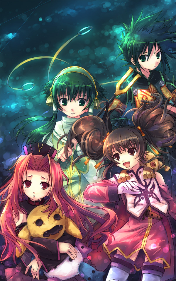 anise tatlin, tokunaga, ion, arietta, and sync (tales of and 1 more) drawn by yakka
