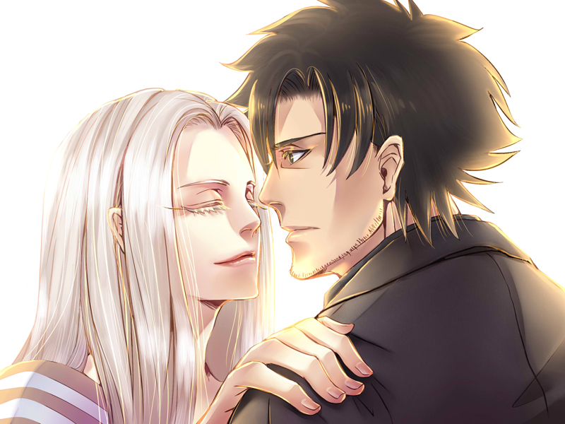 emiya kiritsugu and irisviel von einzbern (fate and 1 more) drawn by layla666