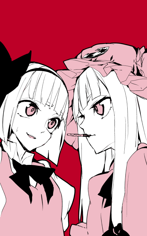 konpaku youmu and patchouli knowledge (touhou) drawn by thupoppo
