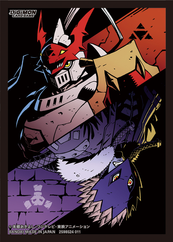 dukemon and beelzebumon (digimon and 1 more) drawn by sasasi