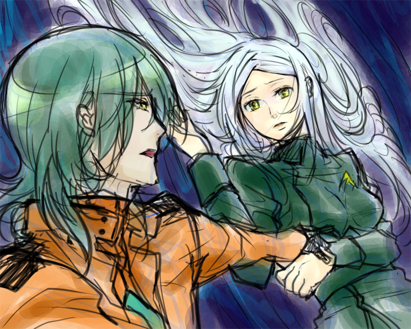 allelujah haptism and soma peries (gundam and 1 more) drawn by higi_(rodriguez)