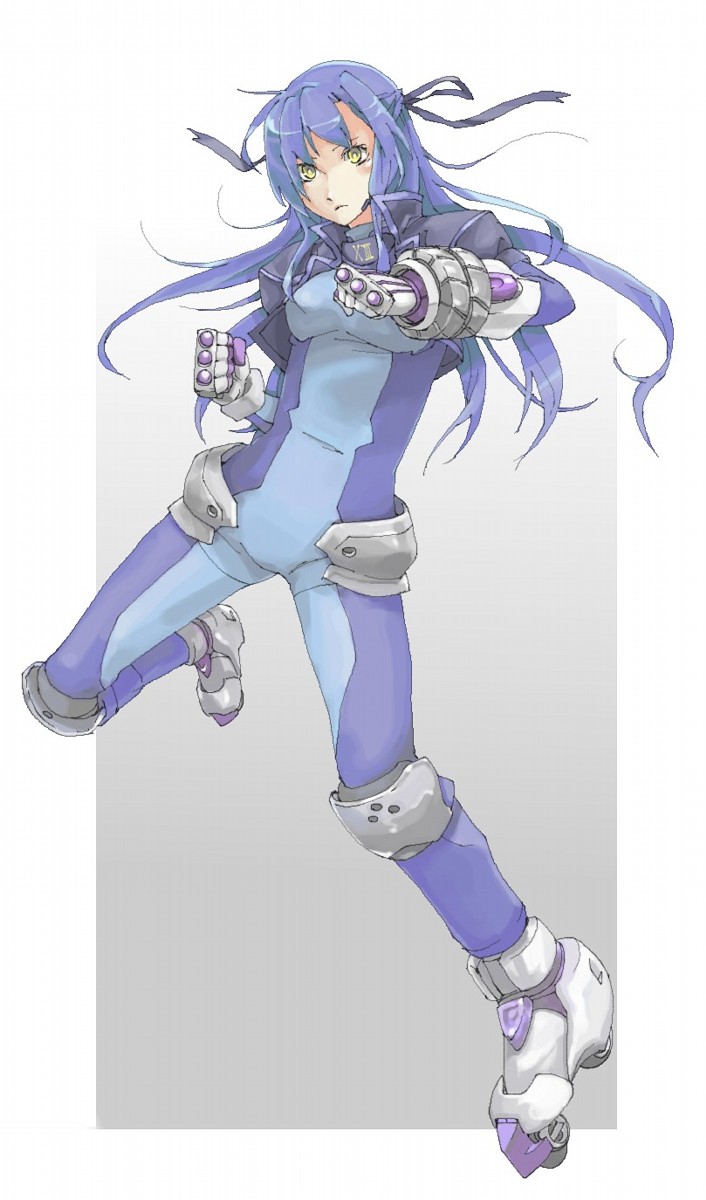 ginga nakajima, revolver knuckle, and blitz caliber (lyrical nanoha and 1 more) drawn by inu_(wankosan)