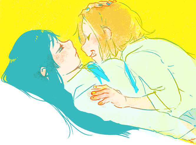 akiyama mio and tainaka ritsu (k-on!) drawn by tamagogogo