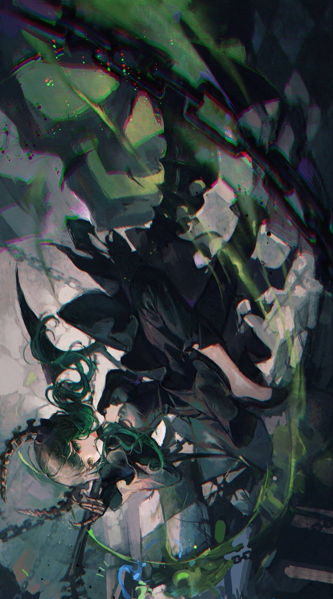 dead master (black rock shooter) drawn by maccha_(mochancc)
