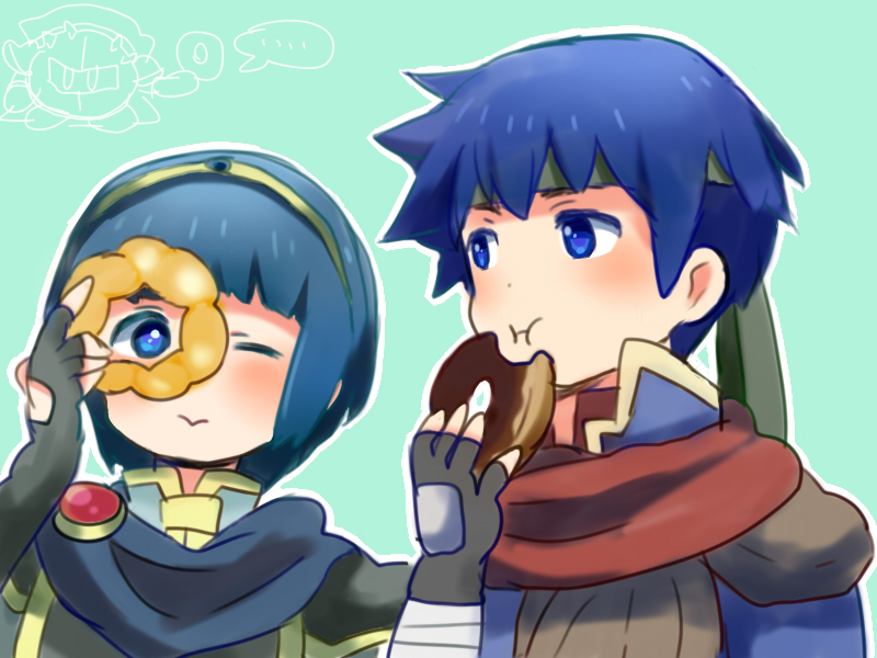 ike, meta knight, and marth (fire emblem and 4 more) drawn by hapiko_(hiyamugi_5555)