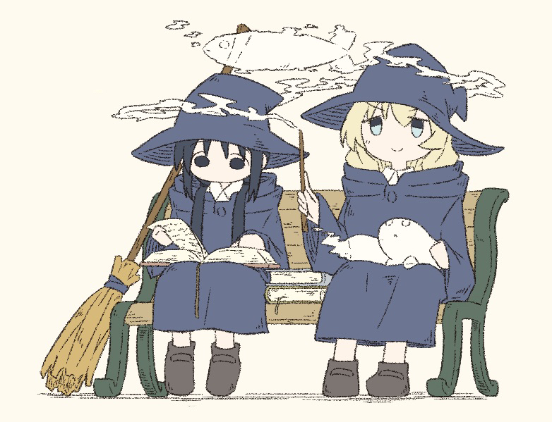 chito, yuuri, and nuko (shoujo shuumatsu ryokou) drawn by tm_(utfp3372)
