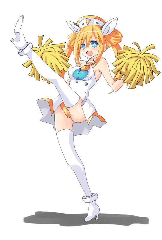 orange heart (neptune and 1 more) drawn by iwashi_dorobou_-r-