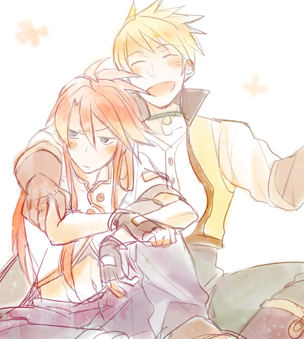 luke fon fabre and guy cecil (tales of and 1 more) drawn by sen_nai