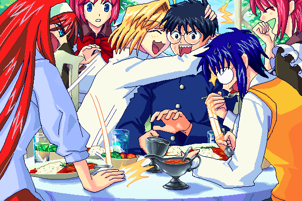 arcueid brunestud, ciel, tohno akiha, kohaku, tohno shiki, and 2 more (tsukihime) drawn by oisin