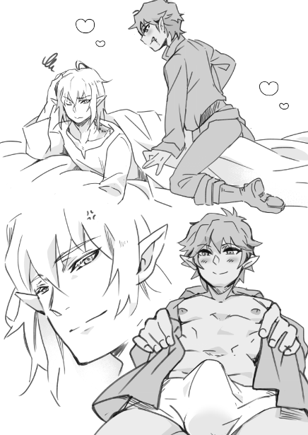 gull nullminar and juniko sewick (original) drawn by mao_o_moss