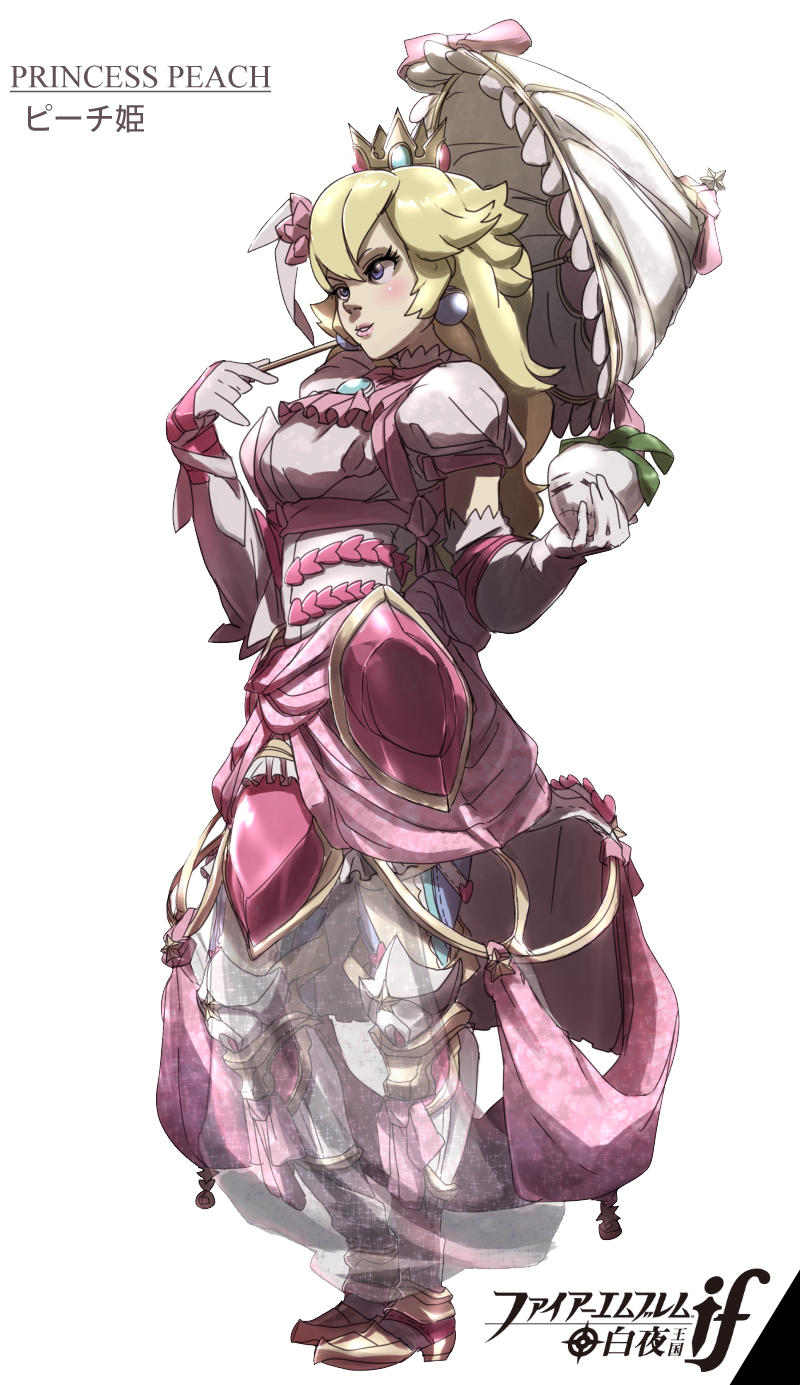 princess peach (fire emblem and 2 more) drawn by layeyes