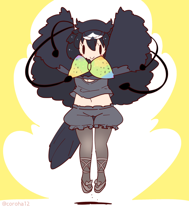 western parotia (kemono friends and 1 more) drawn by coroha