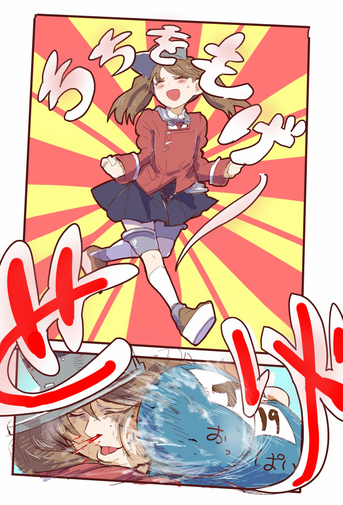 ryuujou and i-19 (kantai collection and 1 more) drawn by torichamaru