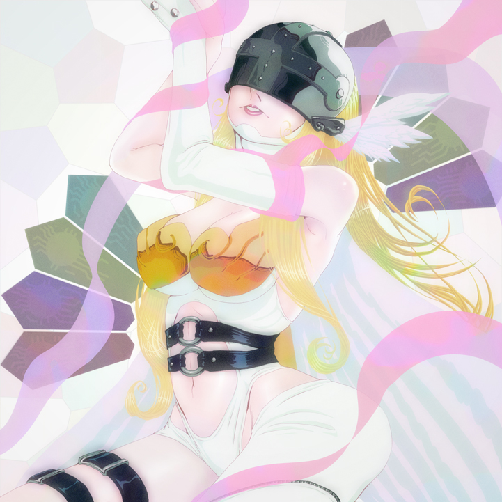 angewomon (digimon and 1 more) drawn by gerusyu