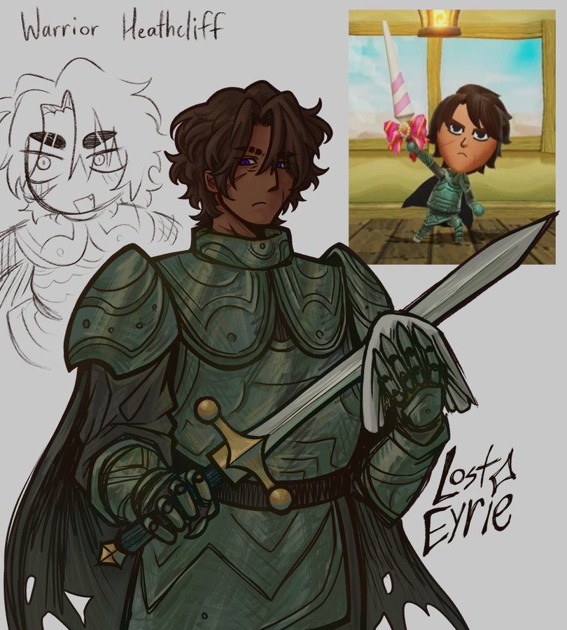 heathcliff (project moon and 2 more) drawn by losteyrie