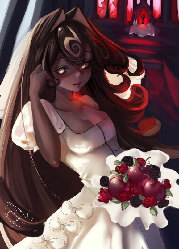 black forest cookie (cookie run and 1 more) drawn by rayqqqw