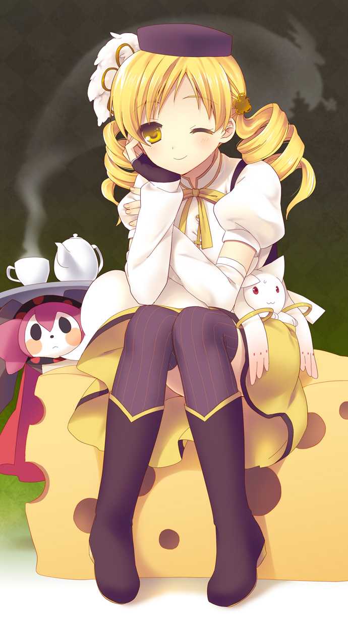 tomoe mami (mahou shoujo madoka magica) drawn by fuyuichi