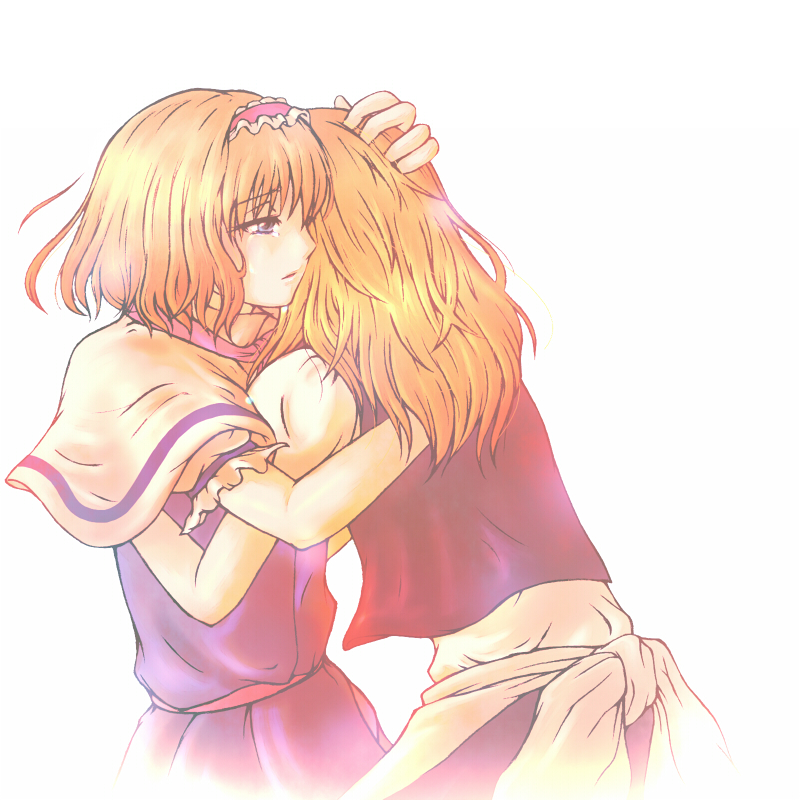 kirisame marisa and alice margatroid (touhou) drawn by chikin_watanabe_raisu