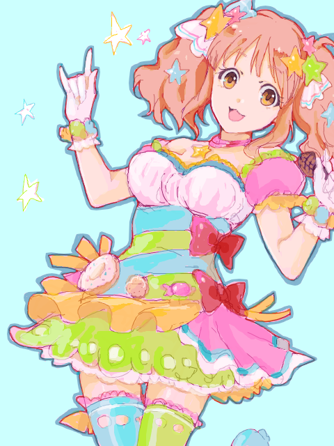 moroboshi kirari (idolmaster and 1 more) drawn by kiri_(linalool)
