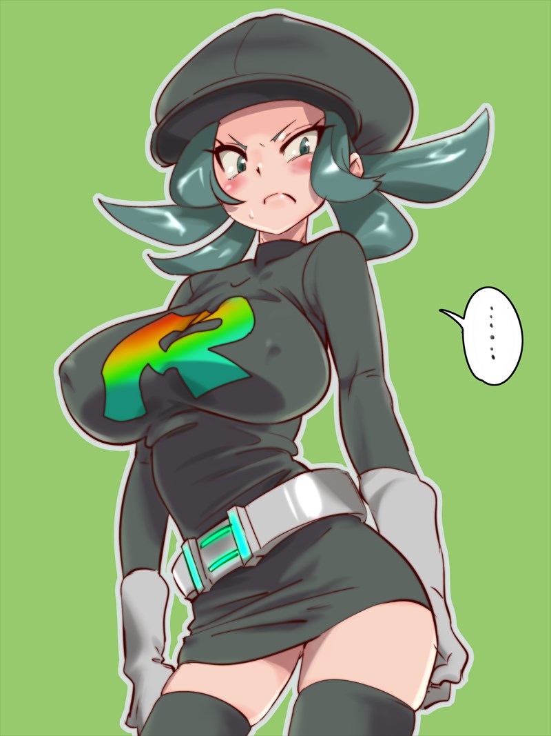 team rainbow rocket grunt (pokemon and 1 more) drawn by zaitsu