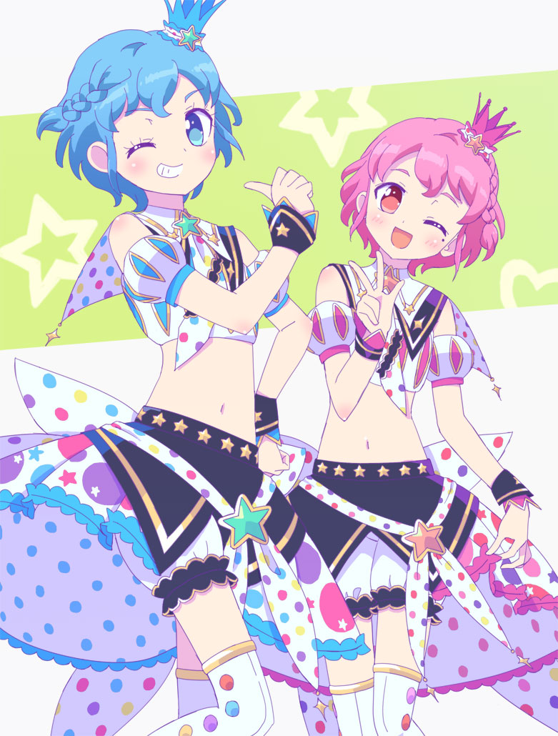 reona west and dorothy west (pretty series and 1 more) drawn by ku_(residual666)