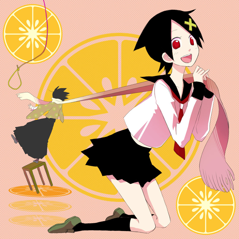 itoshiki nozomu and fuura kafuka (sayonara zetsubou sensei) drawn by topeko