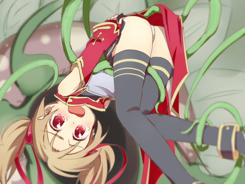 silica and garish gerbera (sword art online) drawn by miyashita_nano
