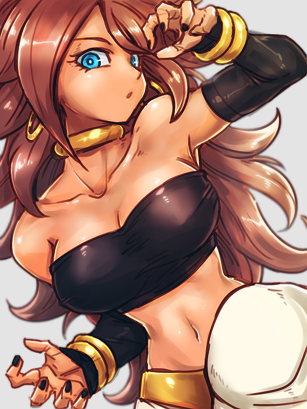 android 21 and majin android 21 (dragon ball and 1 more) drawn by kemachiku