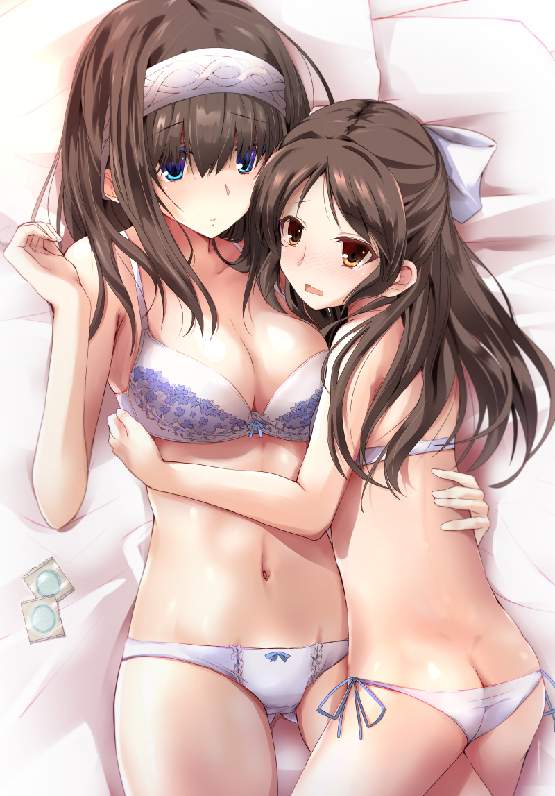 sagisawa fumika and tachibana arisu (idolmaster and 1 more) drawn by rikudou_inuhiko