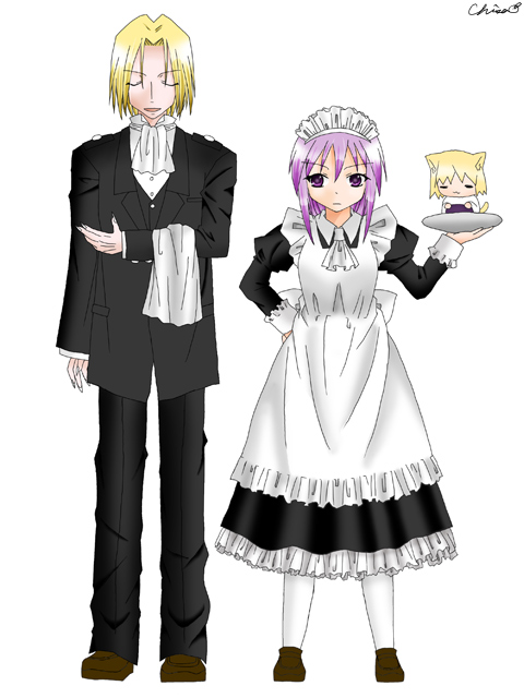 sion eltnam, neco-arc, sion eltnam atlasia, and wallachia (tsukihime and 1 more) drawn by chisamikan