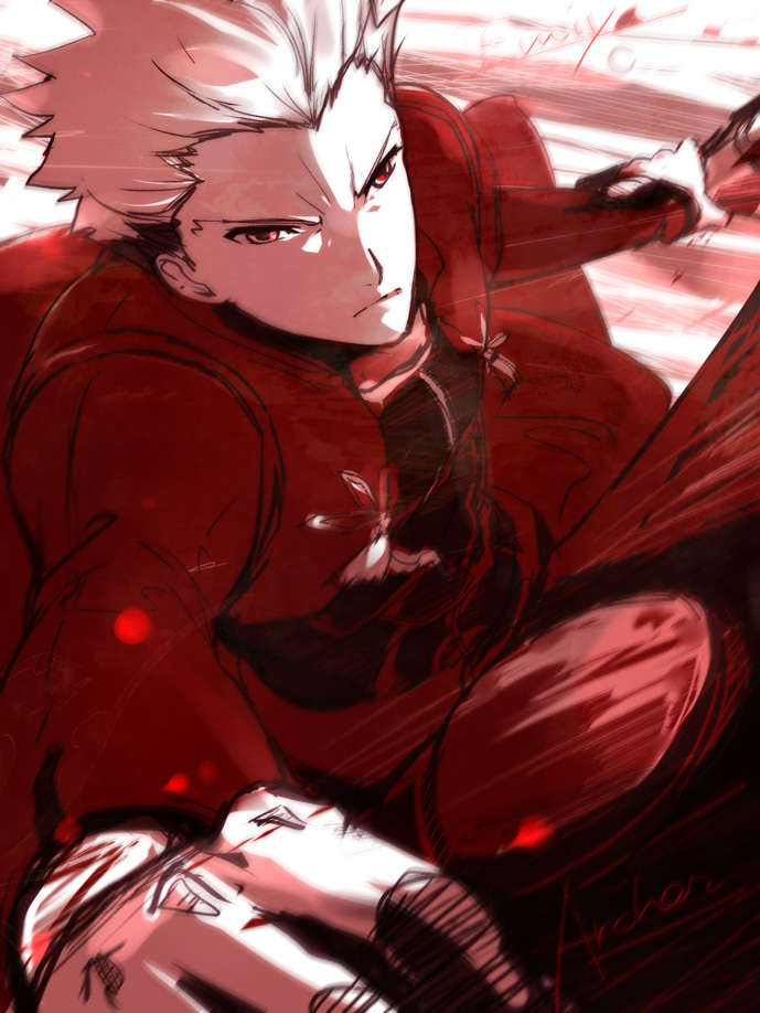 archer (fate and 1 more) drawn by nochi_(jyunchi)