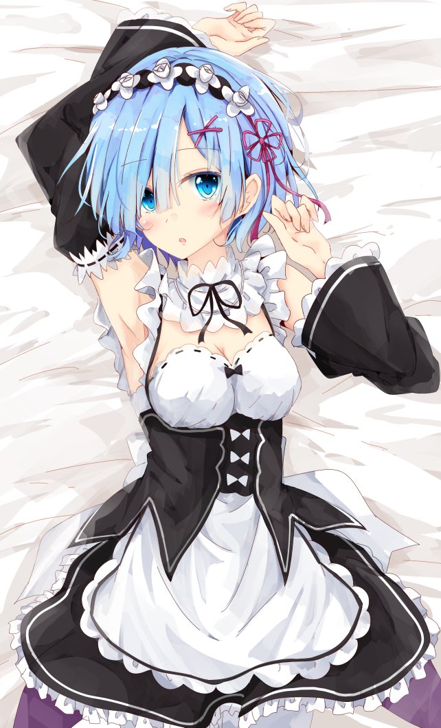 rem (re:zero kara hajimeru isekai seikatsu) drawn by shiina_kuro