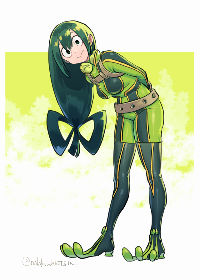 asui tsuyu (boku no hero academia) drawn by ohhhhhhtsu