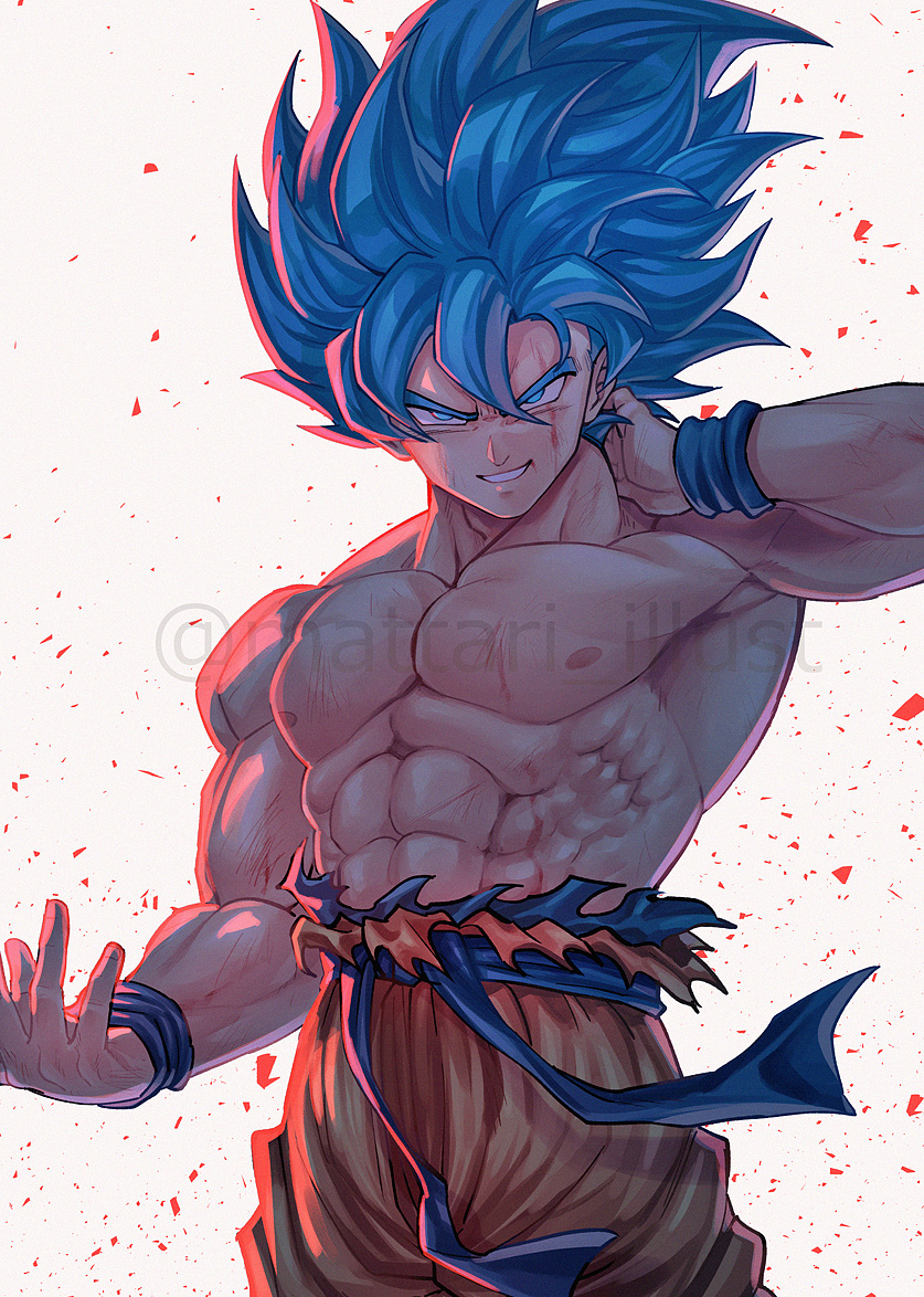 son goku (dragon ball and 1 more) drawn by mattari_illust