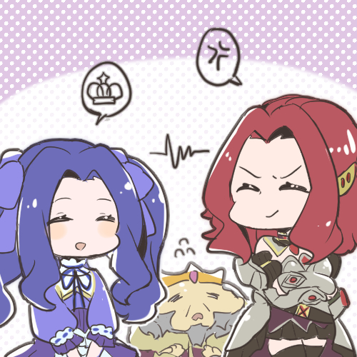 melty q melromarc, malty s melromarc, and aultcray melromarc (tate no yuusha no nariagari) drawn by zourimushi_dd