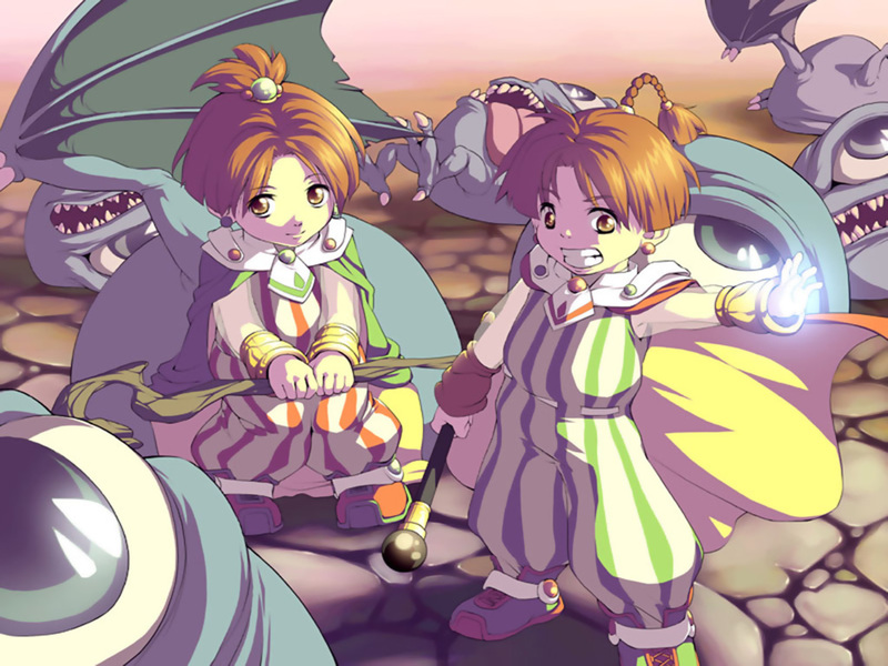 porom and palom (final fantasy and 1 more) drawn by niko_geyer
