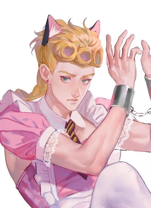 giorno giovanna (jojo no kimyou na bouken and 1 more) drawn by xianyu314