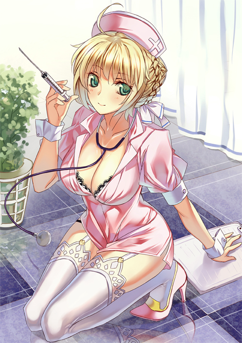 artoria pendragon and saber (fate and 1 more) drawn by miyazakisoul