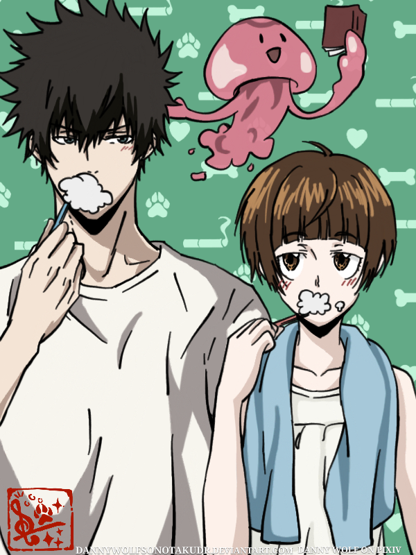 tsunemori akane and kougami shin'ya (psycho-pass) drawn by user_jasu4423