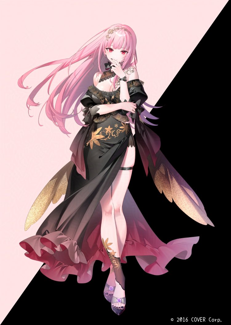 mori calliope (hololive and 1 more) drawn by riichu