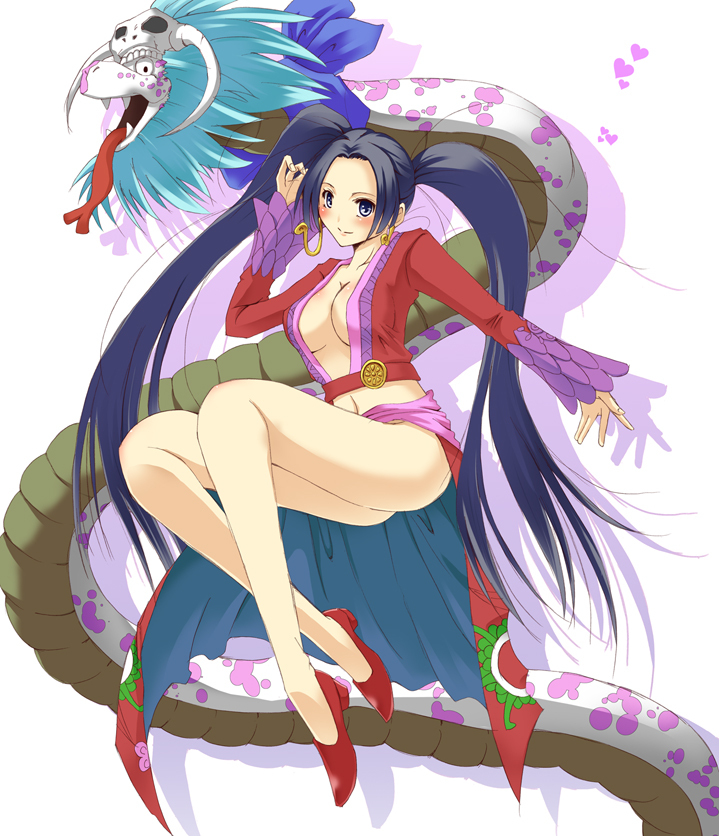 boa hancock and salome (one piece) drawn by tamo_(tamokuteki_kuukan)