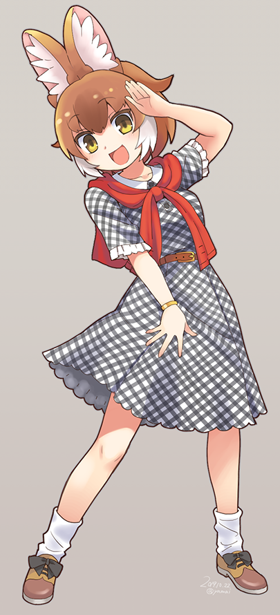 dhole (kemono friends and 1 more) drawn by yamai_(lsd)