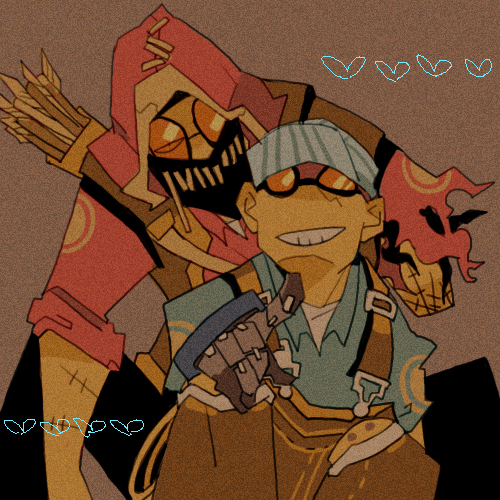 engineer, sniper, red sniper, and blu engineer (team fortress 2) drawn by 22_(tak_ja)