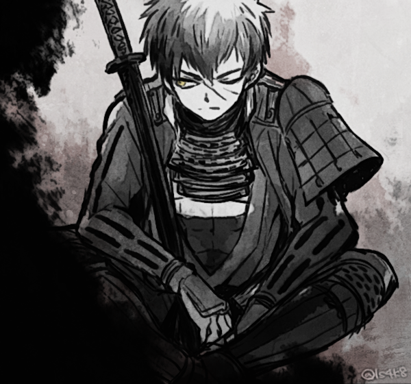 doudanuki masakuni (touken ranbu) drawn by saku_anna