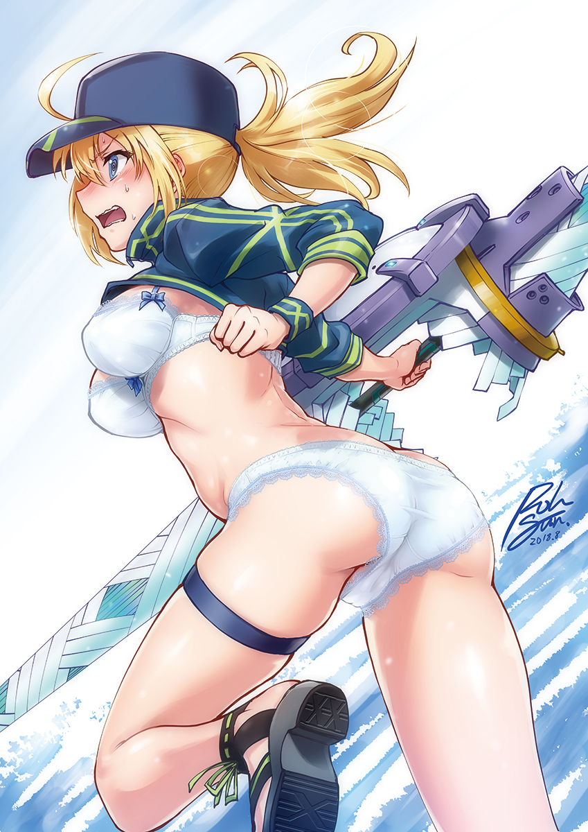 artoria pendragon and mysterious heroine xx (fate and 1 more) drawn by rohgun